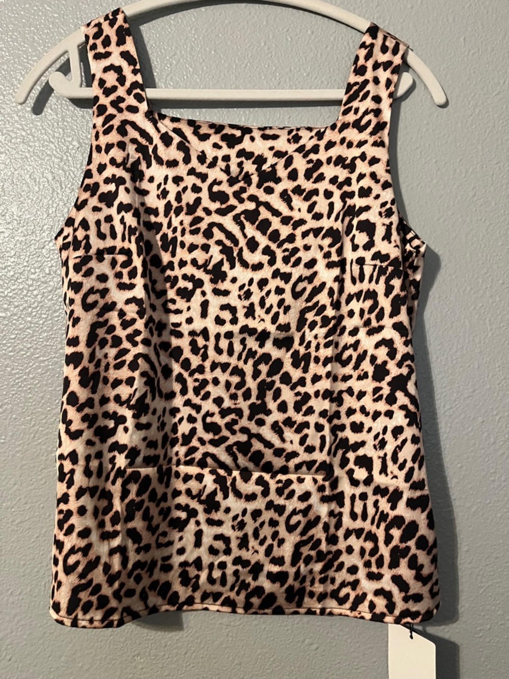 Leopard Print Sleeveless Top